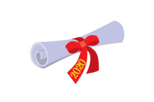 A Diploma Wrapped with a Ribbon 2020: A Versatile Craft Asset for School Amp Projects