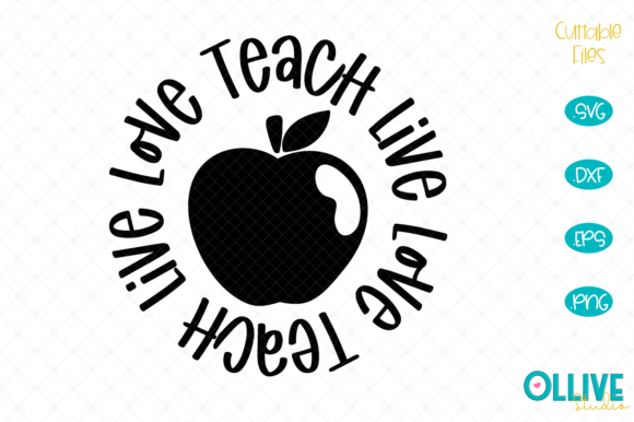 Love Live Teach, Teacher Embroidery Design Review