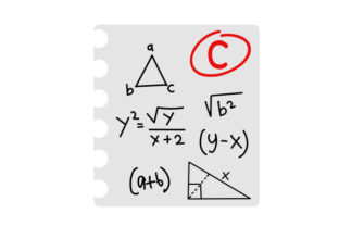 Math Test with a C: A Designer’s Review for School Amp Crafts