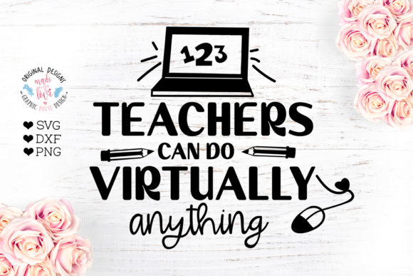 Teachers Can Do Virtually Anything - Vir: A Versatile Graphic Design Asset for Crafts & Local Branding